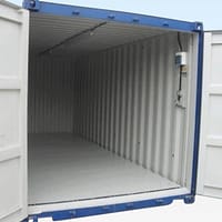 20FT x 8FT CONTAINER MIT AUFFANGWANNE (FLACHBODEN)