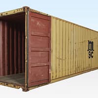 40FT x 8FT Gebrauchter High Cube Container kaufen