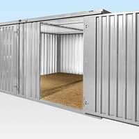 4M x 4.2M Side Linked Flat Pack Container Bundle (verzinkt)