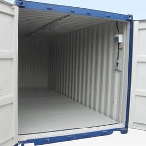 20FT x 8FT CONTAINER MIT AUFFANGWANNE (FLACHBODEN)