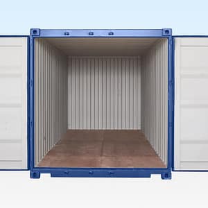 20FT SHIPPING CONTAINER (ONE TRIP) BLUE (RAL 5013)