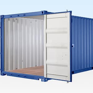 20FT SHIPPING CONTAINER (ONE TRIP) BLUE (RAL 5013)