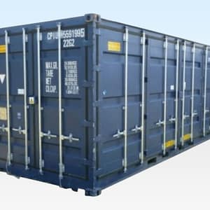 20FT x 8FT Open Side Auffangcontainer mit Gitterboden