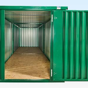 6M X 2.1M END LINKED FLAT PACKED CONTAINER BUNDLE (POWDER COATED)