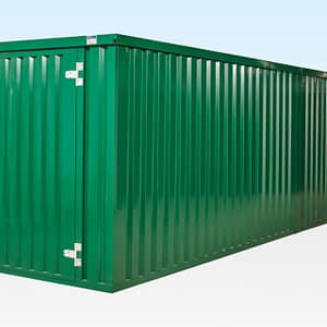6M X 2.1M END LINKED FLAT PACKED CONTAINER BUNDLE (POWDER COATED)