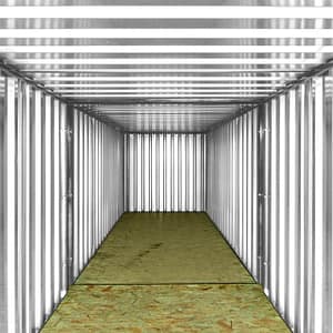 8M X 2.1M END LINKED FLAT PACKED CONTAINER BUNDLE (POWDER COATED)