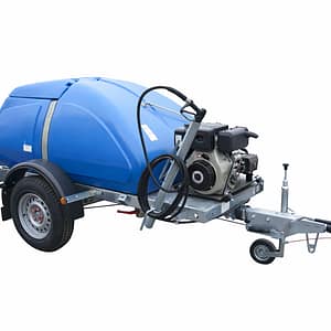 Wasserfass Anhänger 1100l - mit Hochdruckreiniger Benzin