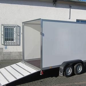 WM Meyer AZ 2740/185 S35 Kofferanhänger mit Heckrampe
