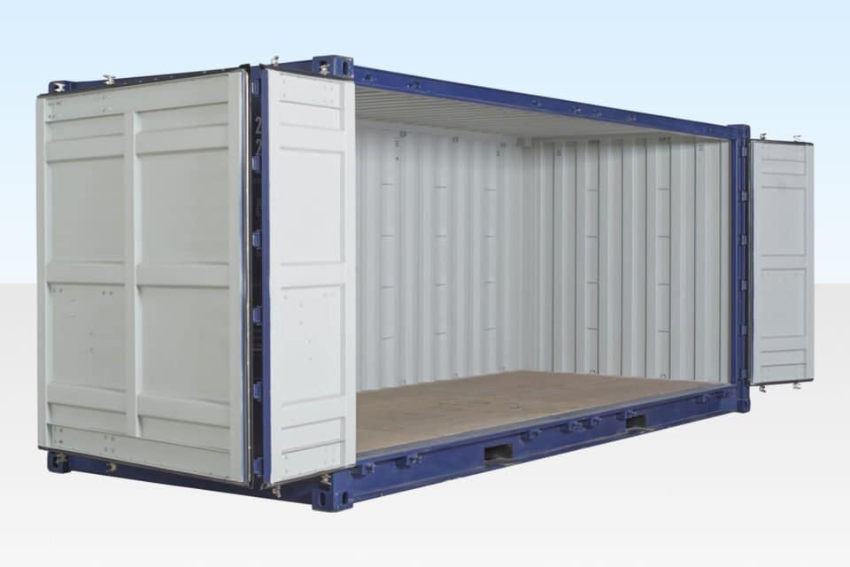 20 Fuß Container mit offener Seite 20 Fuß Container mit offener Seite