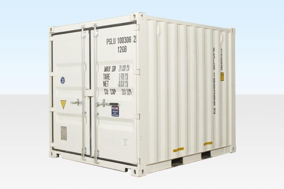 10FT X 8FT SHIPPING CONTAINER (ONE TRIP) WHITE (RAL 9003) 1 10FT X 8FT SHIPPING CONTAINER (ONE TRIP) WHITE (RAL 9003)