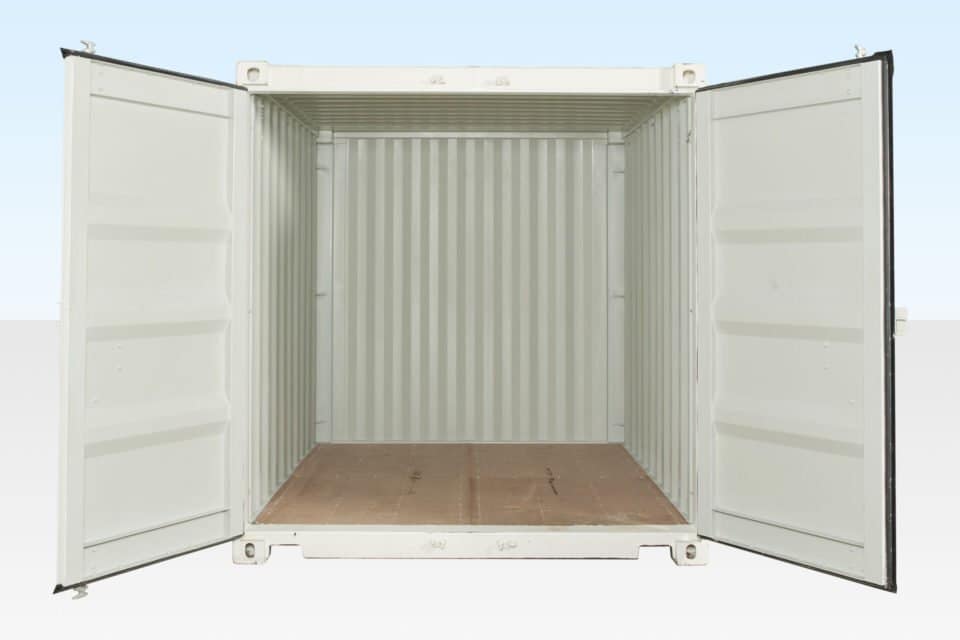 10FT X 8FT SHIPPING CONTAINER (ONE TRIP) WHITE (RAL 9003) 4 10FT X 8FT SHIPPING CONTAINER (ONE TRIP) WHITE (RAL 9003)