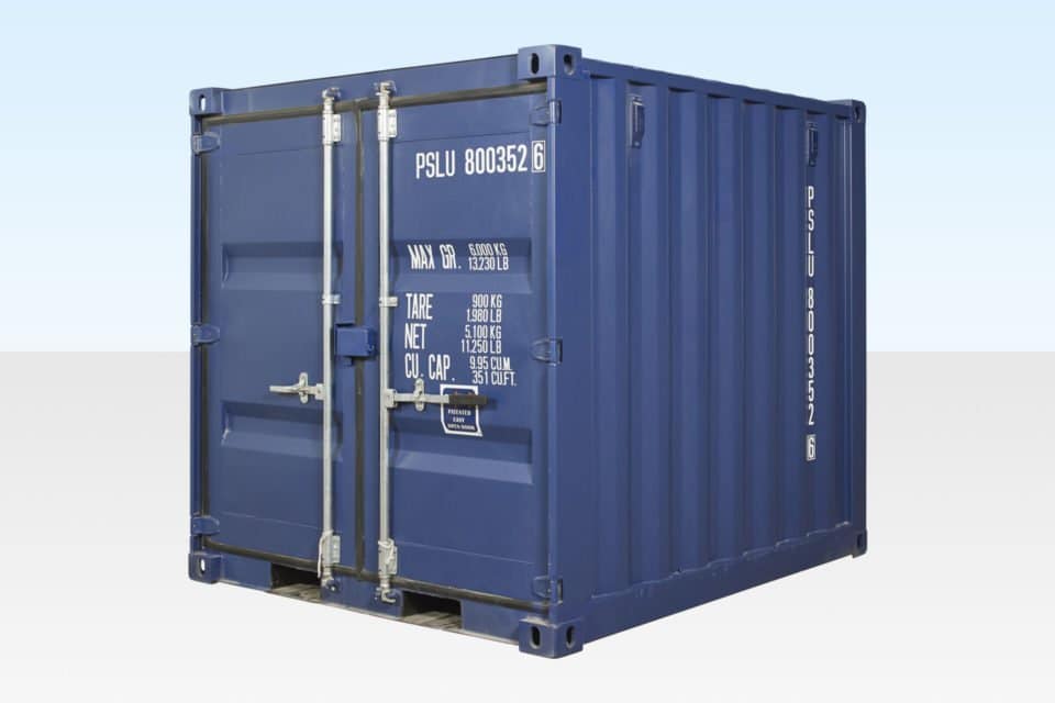 8FT SHIPPING CONTAINER (ONE TRIP) BLUE (RAL 5013) 2 8FT SHIPPING CONTAINER (ONE TRIP) BLUE (RAL 5013)