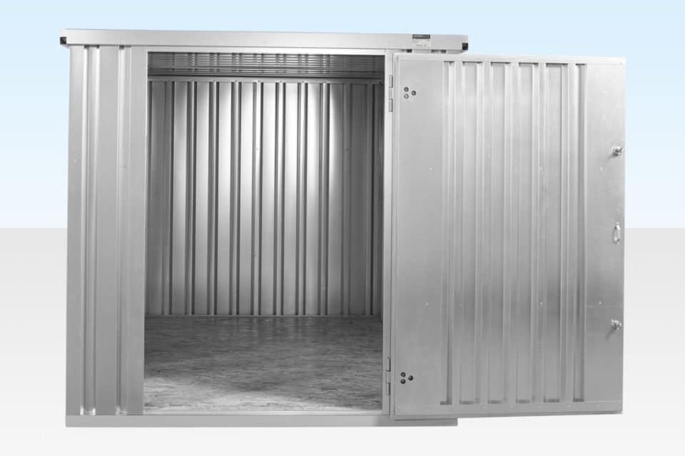 FLAT PACK STORAGE CONTAINER 3M X 2.1M – GALVANISED