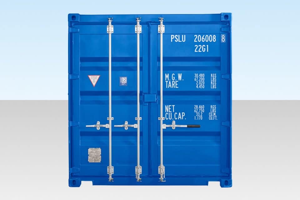 20FT SELF STORAGE CONTAINER WITH BAMBOO FLOOR – BLUE (RAL 5010) 2 20FT SELF STORAGE CONTAINER WITH BAMBOO FLOOR – BLUE (RAL 5010)