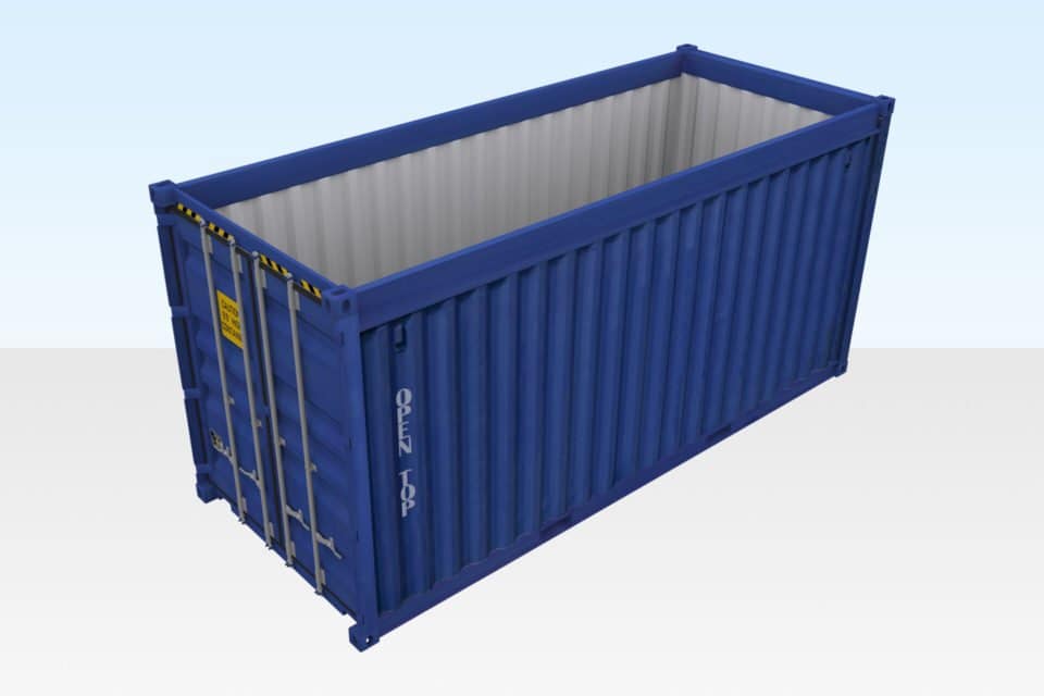 20FT x 8FT Open Top Container gebraucht kaufen 20FT x 8FT Open Top Container gebraucht kaufen